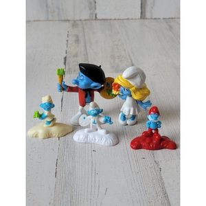 Smurfette Papa Smurf painter accessory playset toy Village